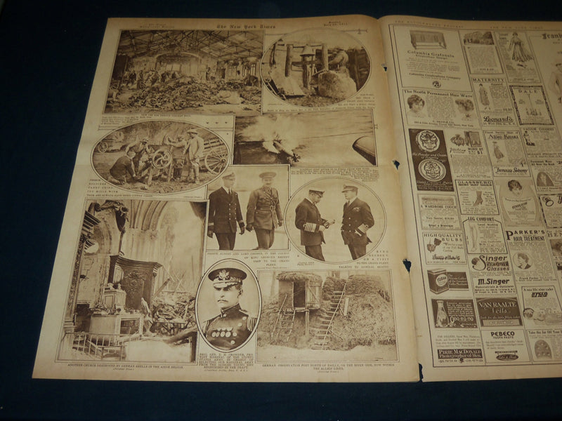 1917 JULY 22 NEW YORK TIMES ROTO PICTURE SECTION - FRANCIS OUIMET - NT 8988