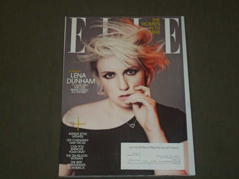 2015 FEBRUARY ELLE MAGAZINE - LENA DUHNAM COVER - B 1801
