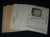 1951-1970 SAMS PHOTOFACT FOLDER SET LOT OF 20 - MANUALS & SCHEMATICS - O 2802