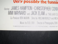 1976 HAWMPS 1/2 SHEET MOVIE POSTER - JAMES HAMPTON, CHRIS CONNELLY - P 309