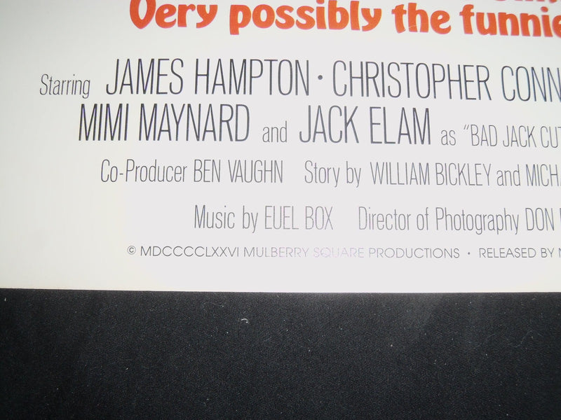 1976 HAWMPS 1/2 SHEET MOVIE POSTER - JAMES HAMPTON, CHRIS CONNELLY - P 309
