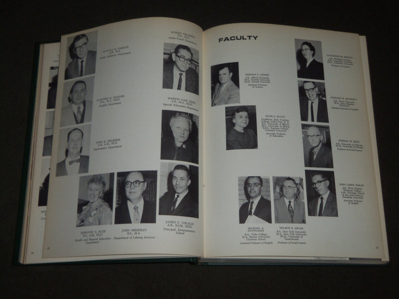 1962 TOWER JERSEY CITY STATE COLLEGE YEARBOOK - NEW JERSEY - PHOTOS - YB 1425