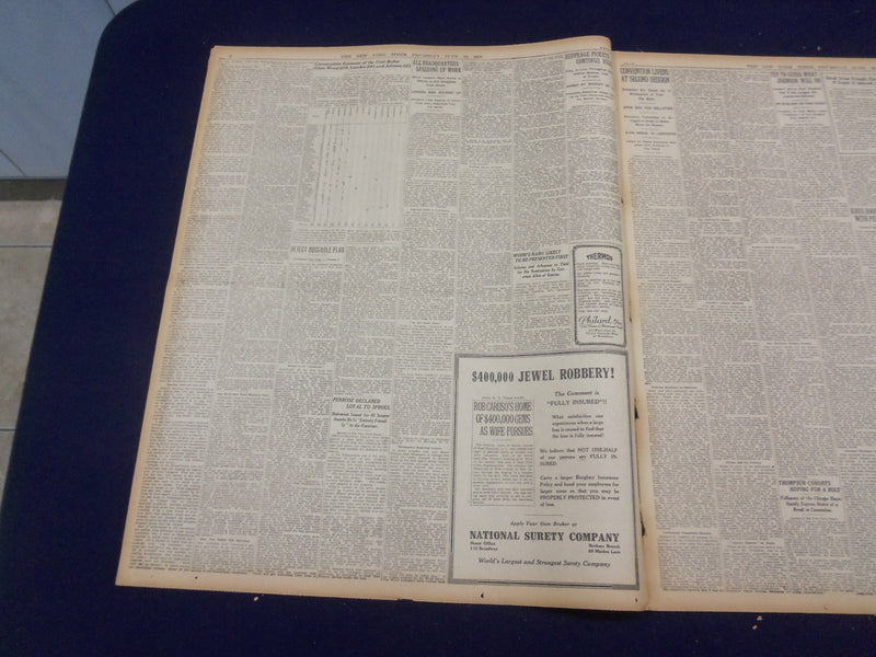 1920 JUNE 10 NEW YORK TIMES - TEXT OF REPUBLICAN PLATFORM - NT 9110