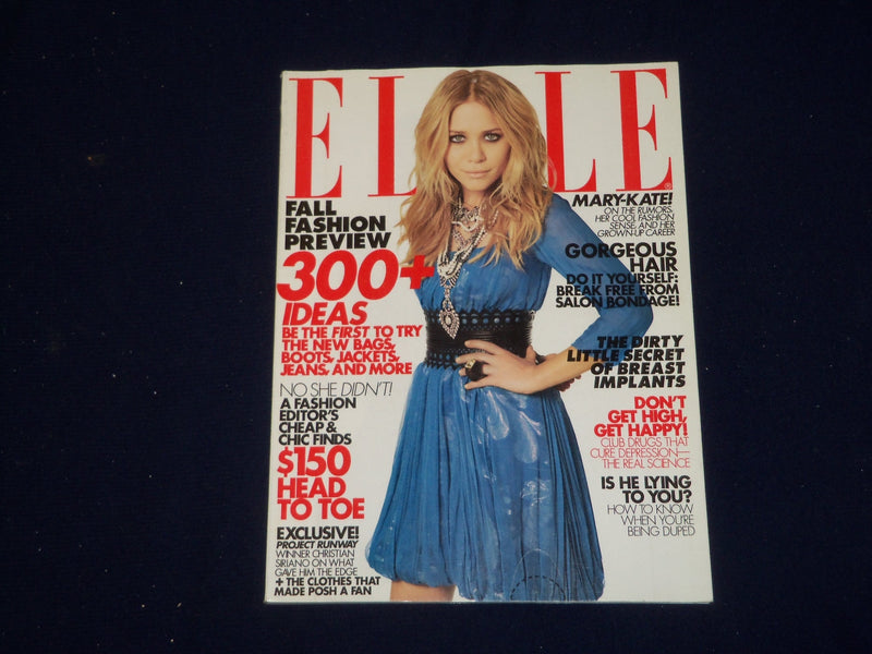 2008 JULY ELLE MAGAZINE - MARY-KATE OLSEN COVER - SP 9675