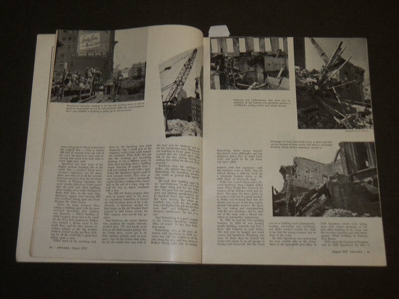 1955 AUGUST CHICAGO MAGAZINE - JOHN CHANCELLOR - BASIC HORSEPLAY - J 3516