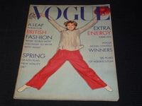 1976 MARCH 15 VOGUE UK MAGAZINE - NICE FASHION FRONT COVER - E 5659