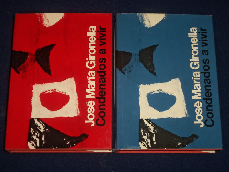 1971 CONDENADOS A VIVIR BOXED SET OF 2 VOLUME 1 & 2 BY JOSE GIRONELLA - KD 2575