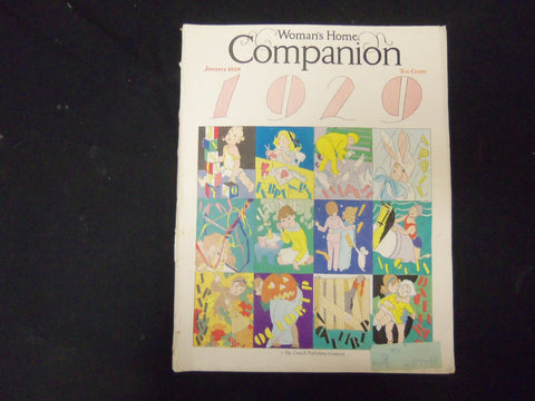 1929 JANUARY WOMAN'S HOME COMPANION MAGAZINE - ILLUSTRATIONS STORIES ADS-ST 3855