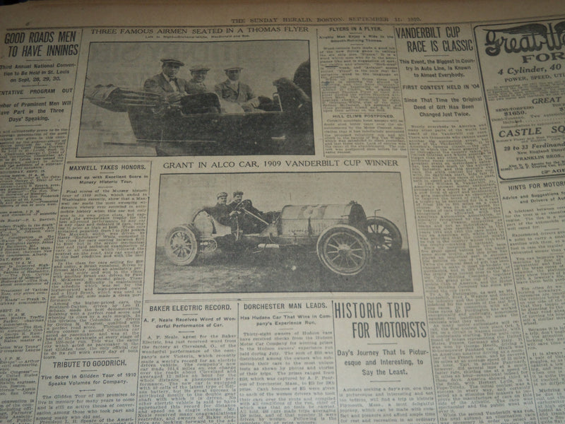 1910 SEPTEMBER 11 THE BOSTON HERALD -BOSTON HAS 670,585 BY CENSUS COUNT - BH 150