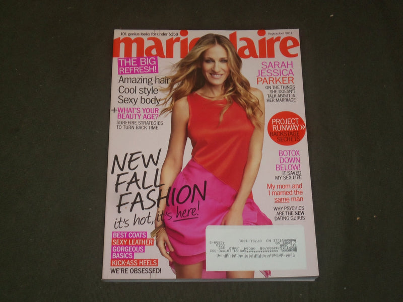 2011 SEPTEMBER MARIE CLAIRE MAGAZINE - SARAH JESSICA PARKER COVER - B 3333