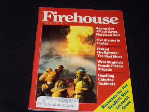 1984 SEPTEMBER FIREHOUSE MAGAZINE - MARYLAND MALL FRONT COVER - E 1683