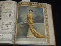 1909 JULY-DECEMBER LE THEATRE MAGAZINE BOUND VOLUME - 12 ISSUES - KD 2278L