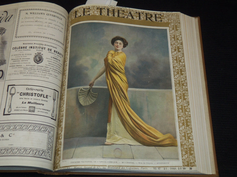 1909 JULY-DECEMBER LE THEATRE MAGAZINE BOUND VOLUME - 12 ISSUES - KD 2278L