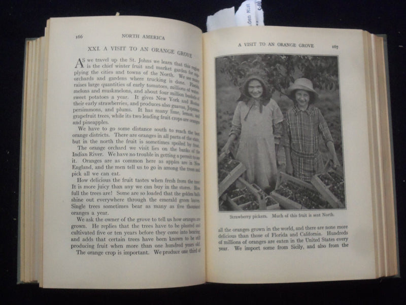 1931 CARPENTER'S NEW GEOGRAPHICAL READER-NORTH AMERICA- HARDCOVER BOOK - KD 8460