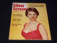 1960 FEBRUARY SILVER SCREEN MAGAZINE - SOPHIA LOREN FRONT COVER - E 13537