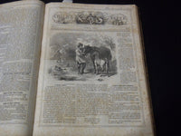 1852-1862 THE CHILD'S PAPER BOUND VOLUME - NICE ILLUSTRATIONS - KD 3352F