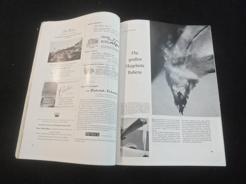 1958 WINTER MOTOR REVUE - EUROPA MOTOR MAGAZINE - AUTOMOBILES - GERMAN - J 7761