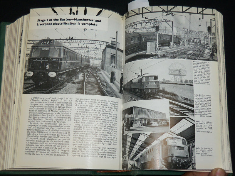 1960 TRAINS ILLUSTRATED MAGAZINE BOUND VOLUME - PUB. IN THE U. K. - KD 6336