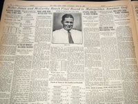1930 JUNE 21 NEW YORK TIMES NEWSPAPER - BOBBY JONES WINS BRITISH OPEN - NT 9433