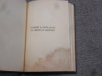 1946 JEWISH LUMINARIES IN MEDICAL HISTORY BY HARRY FRIEDENWALD, MD - KD 2758H