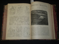 1870-1871 SCRIBNER'S MONTHLY MAGAZINE BOUND VOLUME NO. 1 - NICE ILLUS - JC 33