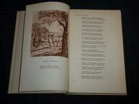 1945 THE POEMS OF JOHN GREENLEAF WHITTIER HARDCOVER BOOK BY UNTERMEYER - KD 7029