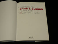 2004 THE WATERCOLOR SKIES AND CLOUDS TECHNIQUES HARDCOVER BOOK - I 1880