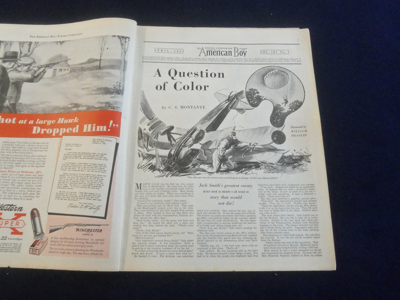1933 APRIL AMERICAN BOY MAGAZINE - SPECIAL ASSIGNMENT - ST 7075