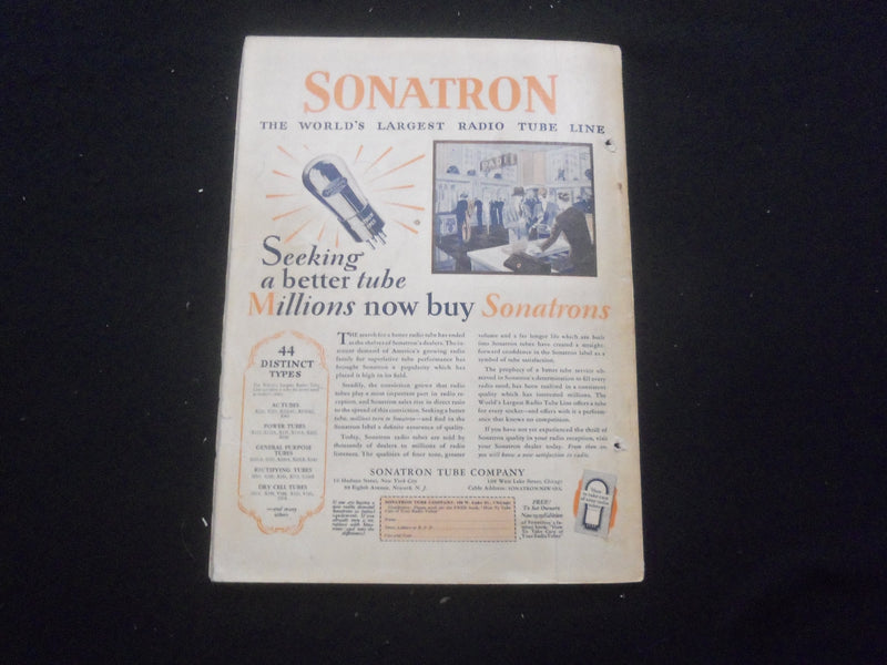 1928 NOVEMBER CITIZENS RADIO CALL BOOK MAGAZINE AND SCIENTIFIC DIGEST - B 432J