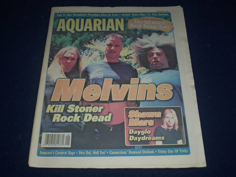 2001 FEBRUARY 7-14 AQUARIAN WEEKLY NEWSPAPER - MELVINS COVER - J 1169