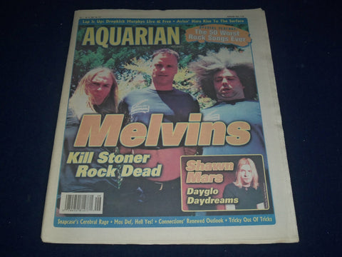 2001 FEBRUARY 7-14 AQUARIAN WEEKLY NEWSPAPER - MELVINS COVER - J 1169