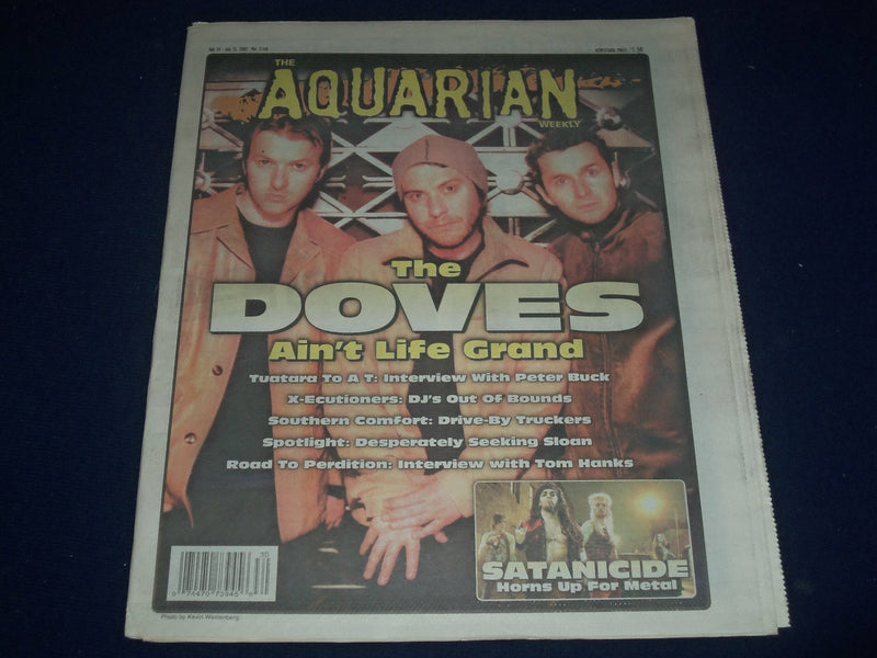 2002 JULY 24-31 AQUARIAN WEEKLY NEWSPAPER - THE DOVES COVER - J 1157