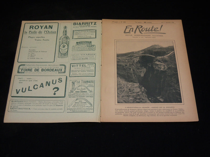 1916 SEPT 7 EN ROUTE! REVUE HEBDOMADAIRE ILLUSTREE FRENCH MAGAZINE - ST 531O
