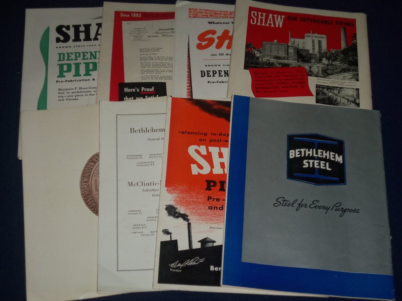 1933-1946 LEHIGH ALUMNI BULLETINS LOT OF 8 DIFFERENT - GREAT PHOTOS - O 169B