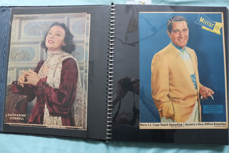 MOVIE STAR COLOROTO MAGAZINE SCRAPBOOK -CLAUDETTE COLBERT-PERRY COMO-CROSBY - #9
