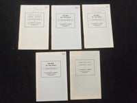 1954-1965 SR. SOLOMON B FREEHOF RODEF SHALOM SOFTCOVER BOOKS - LOT OF 5 - J 9840