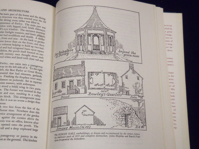 1956 TIDEWATER MARYLAND ARCHITECTURE & GARDENS BY HENRY FORMAN BOOK - KD 1923