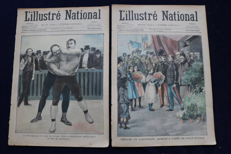 1898-1906 L'ILLUSTRE NATIONAL MAGAZINE - FRENCH - LOT OF 15 - O 3657