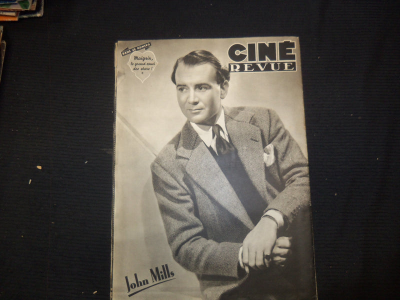 1949 AUGUST 12 CINE REVUE FRENCH MAGAZINE - JENNIFER JONES COVER - E 24733