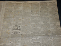 1824 FEBRUARY 28 COLUMBIAN CENTINEL NEWSPAPER - LATHROP FOR GOVERNOR - NP 4820