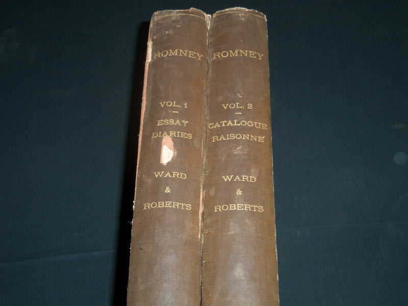 1904 ROMNEY BIOGRAPHICAL CRITICAL ESSAY CATALOG OF HIS WORKS VOLUME 1 & 2- Z 149
