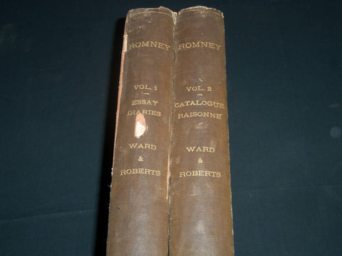 1904 ROMNEY BIOGRAPHICAL CRITICAL ESSAY CATALOG OF HIS WORKS VOLUME 1 & 2- Z 149