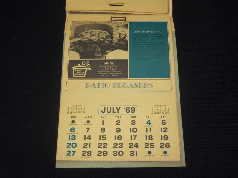 1969 BANK OF MIDDLETON WISCONSIN CALENDAR - K 2606