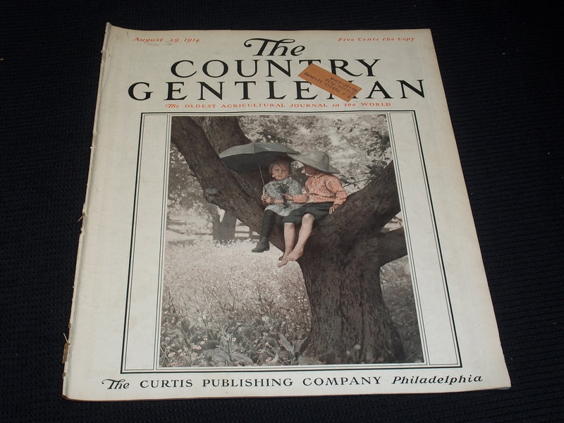 1914 AUGUST 29 THE COUNTRY GENTLEMAN MAGAZINE ILLUSTRATED COVER ART - E 2904