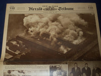 1932 MAY 15 NEW YORK HERALD TRIBUNE GRAVURE SECTION - PIER 54 FIRE - NP 4996