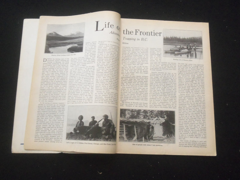 1929 APRIL ROD AND GUN MAGAZINE - NICE COVER, ARTICLES & PHOTOS - SP 6377M
