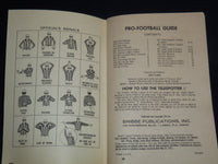 1971 AFC-NFC PRO FOOTBALL GUIDE - SPORTS GUIDE SERIES - J 8954