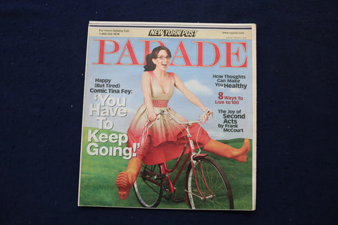 2008 MARCH 9 PARADE MAGAZINE - TINA FEY COVER - E 18414