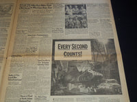 1942 NOVEMBER 27 BOSTON DAILY GLOBE NEWSPAPER - SOVIETS SWEEP ON - NT 9460
