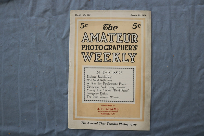 1914-1921 PHOTOGRAPHY MAGAZINES - LOT OF 5 - O 3833